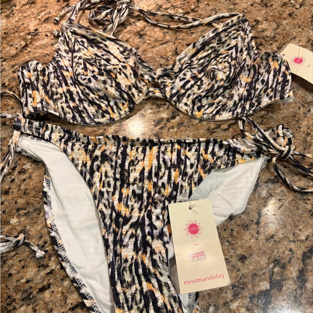 Women's Multicolor Bikini Set
